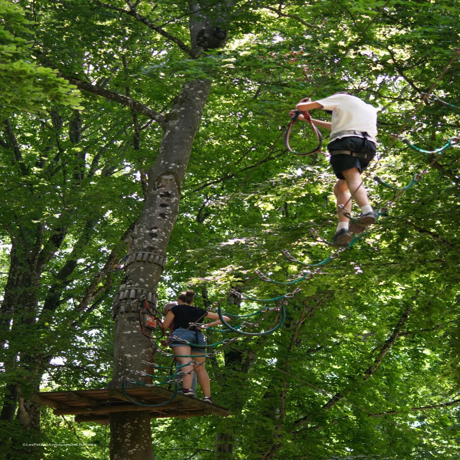 Activités outdoor du Parc Évasion entre Dijon et Beaune